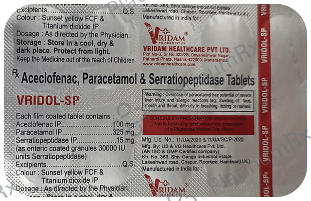 Vridol-SP Tablet