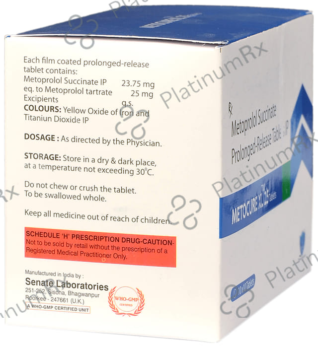 Metocure XL 25 Tablet 10s