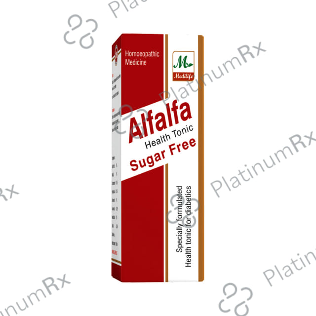 Medilife Alfalfa Health Tonic Sugar Free 200 ml