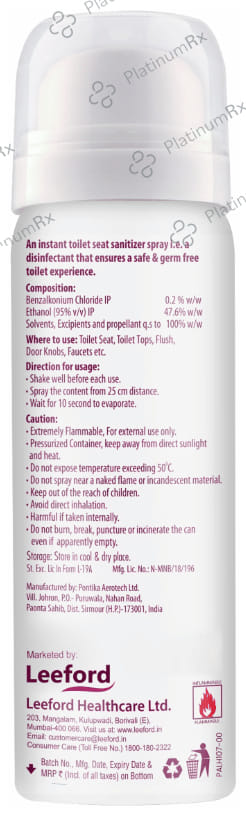 Alite Toilet Seat Sanitizer Spray