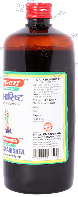 Baidyanath (Jhansi) Draksharishta 450 ml
