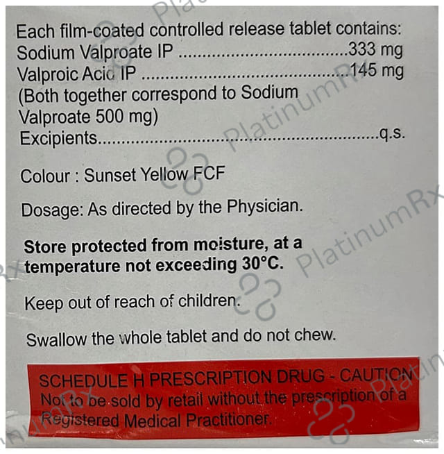 Valpex 500mg Tablet CR