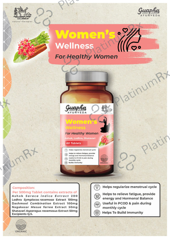 Guapha Ayurveda Women's Wellness Tablet