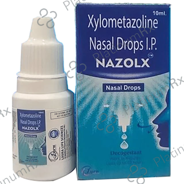 Nazolx 0.1% Nasal Drops