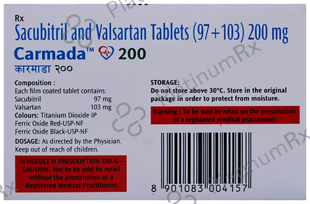 Carmada 200mg Tablet 7s