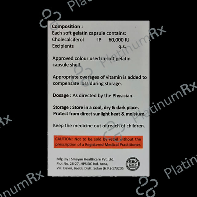 Calcituff-D3 60K Softgel Capsule