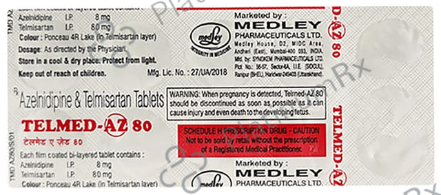 Telmed-AZ 80 Tablet