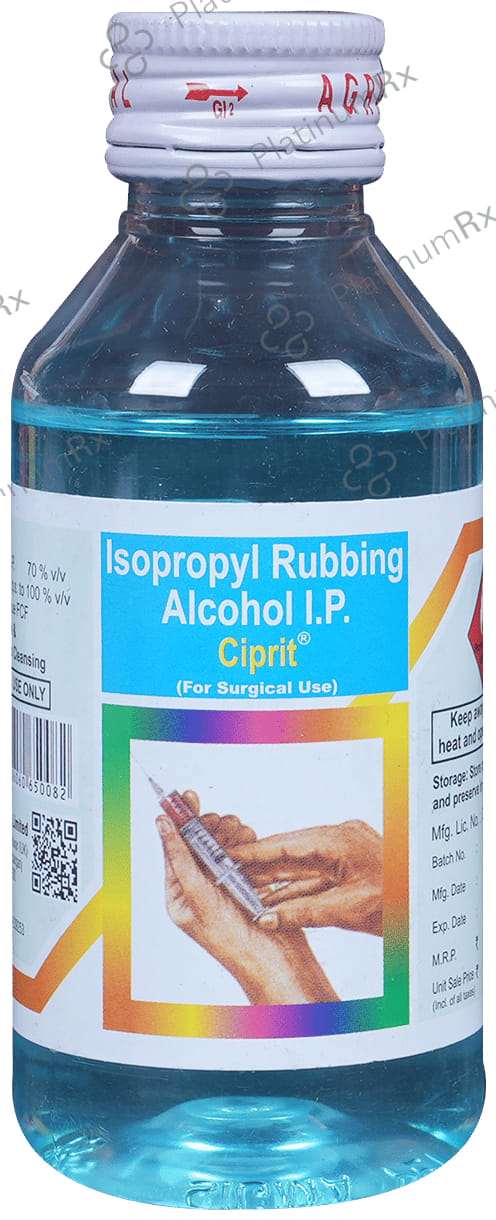 Ciprit Isopropyl Rubbing Alcohol Liquid 100ml