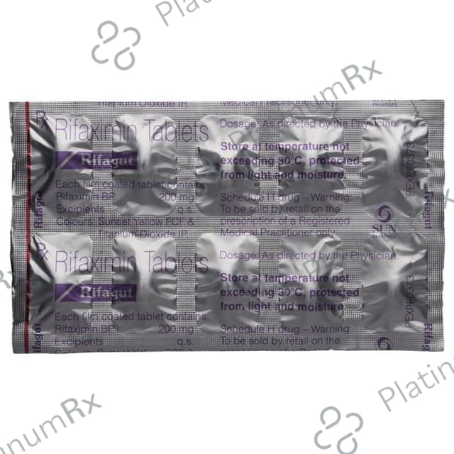 Rifagut 200mg Tablet 10s