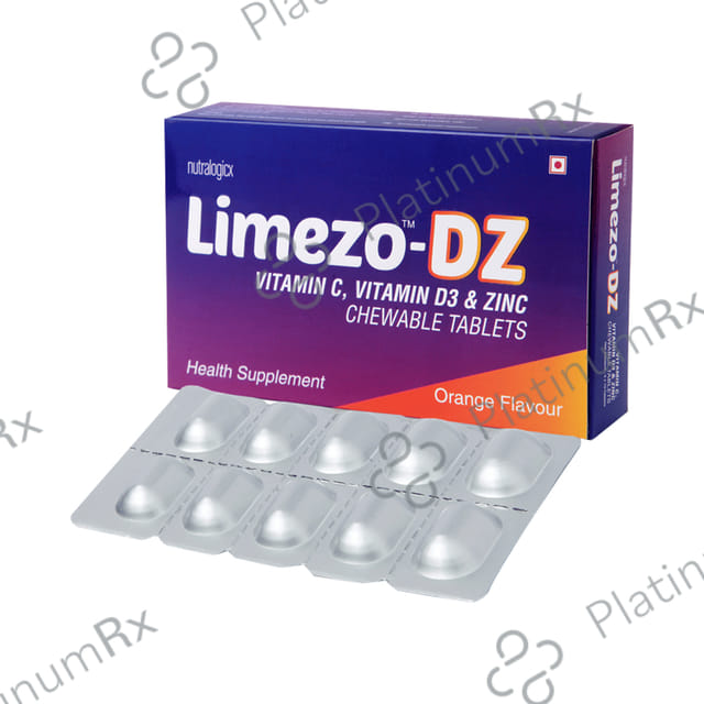 Limezo-DZ Chewable Tablet Orange