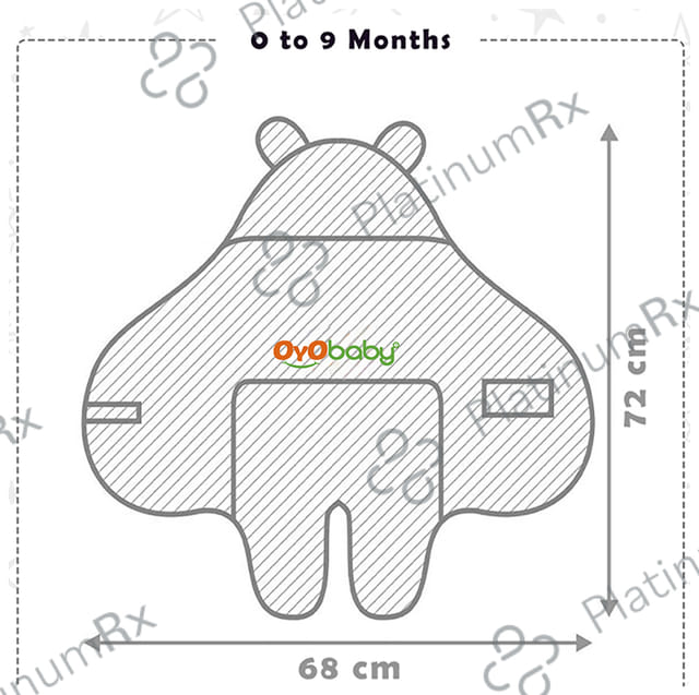 Oyo Baby Blanket Wrapper Sleeping Bag Star Beige & Star Pink