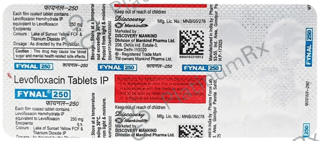 Fynal 250mg Tablet 10s