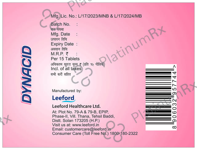 Dynacid Chewable Tablet
