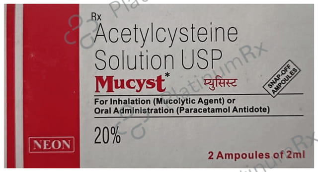 Mucyst 400mg Injection 2X2ml
