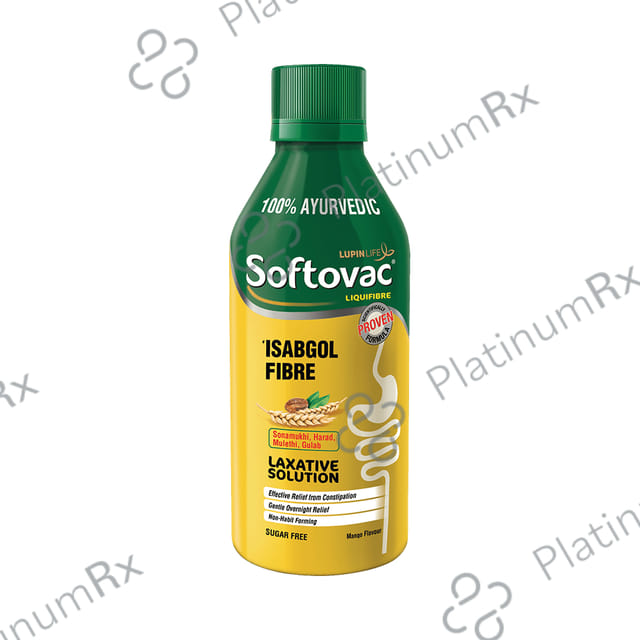 Softovac Sugar Free Mango Flavour Solution 225ml