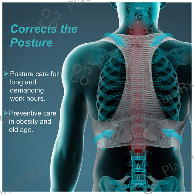 Tynor A 33 Posture Corrector Large Grey
