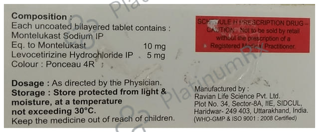 Salphyllin M 5 mg/10 mg Tablet