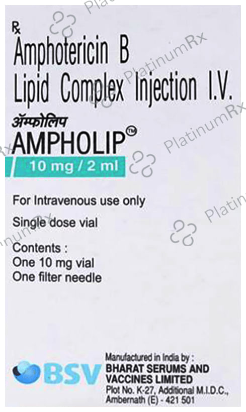 AMPHOLIP 10 MG INJECTION