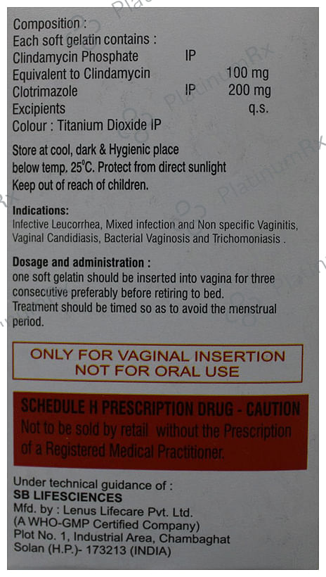 Genclomycin Soft Gelatin Capsule