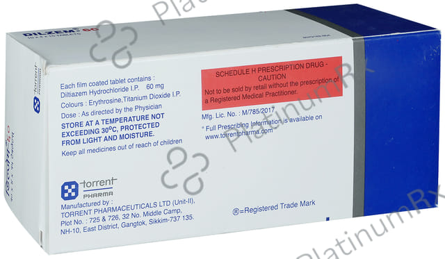 Dilzem 60mg Tablet CR 15s