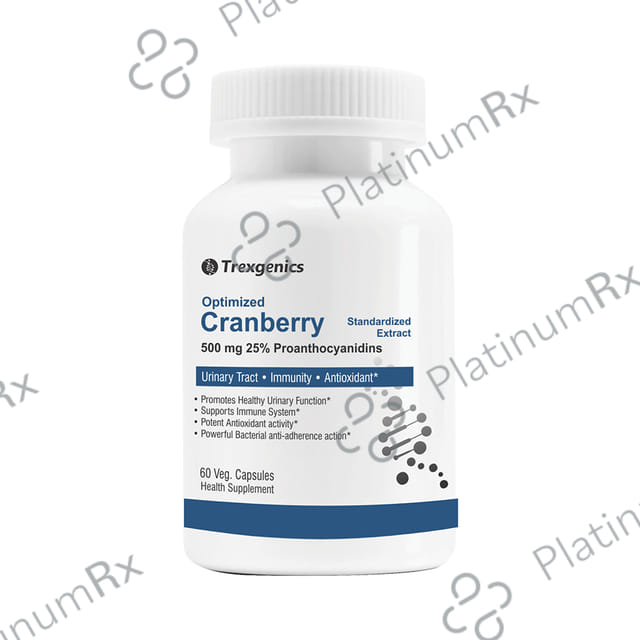 Trexgenics Optimized Cranberry 500mg Veg.Capsules