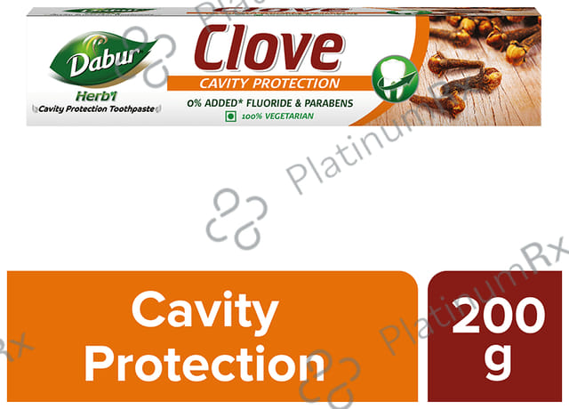 Dabur Clove Cavity Protection Herb'l Toothpaste (200gm Each)