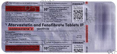 Goodvastatin F 10/160mg Tablet 10s