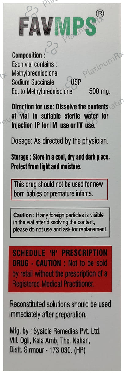 Favmps 500mg Injection