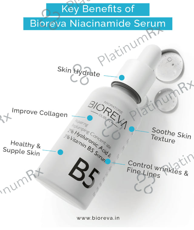 Bioreva 2% Hyaluronic Acid & 3% Vitamin B5 Serum