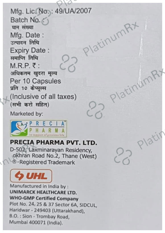 Rosucia Gold 20/75/20mg Capsule 10s