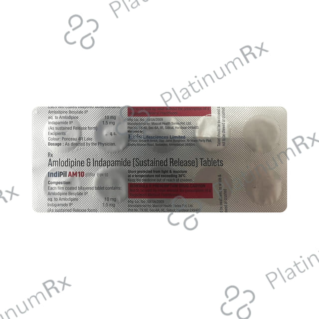 Indipil AM 10/1.5mg Tablet 10s