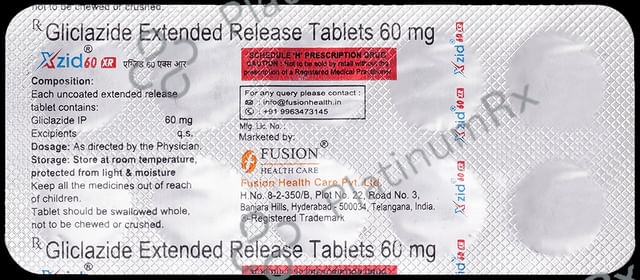 Xzid 60mg XR Tablet 10s