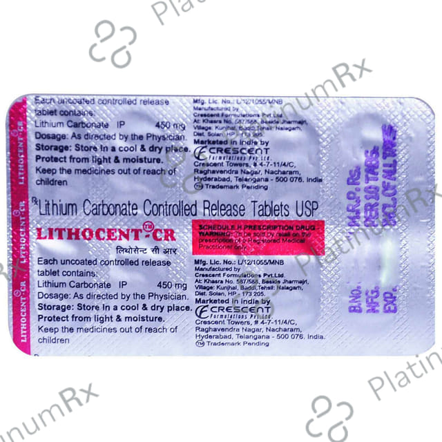 Lithocent CR Tablet