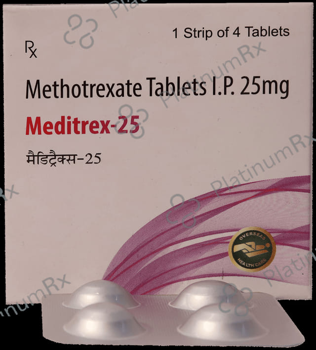 Meditrex 25mg Tablet 4s