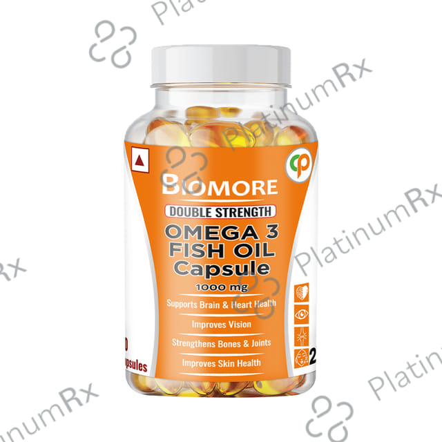 Biomore Double Strength Omega 3 Fish Oil Capsule 60s