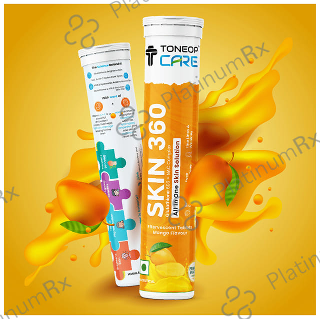 ToneOp Care Skin 360 Effervescent Tablet Mango