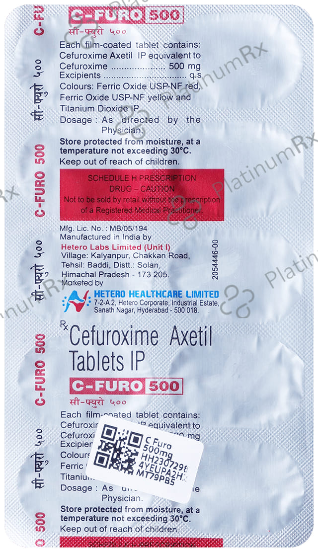 C Furo 500mg Tablet 10s