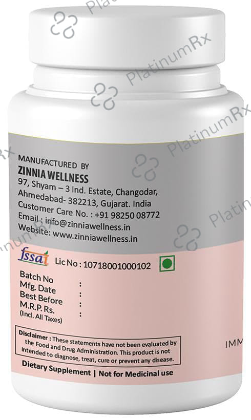 Zinnia Wellness Moringa Extract Veggie Capsule