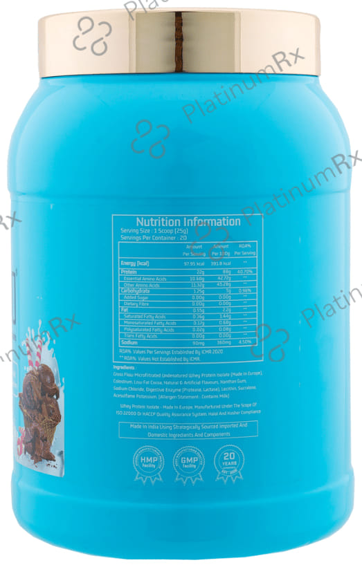 Myfitness iWhey - H2O Powder Chocolate Paradise 500 gm