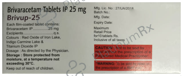 Brivup 25mg Tablet 10s