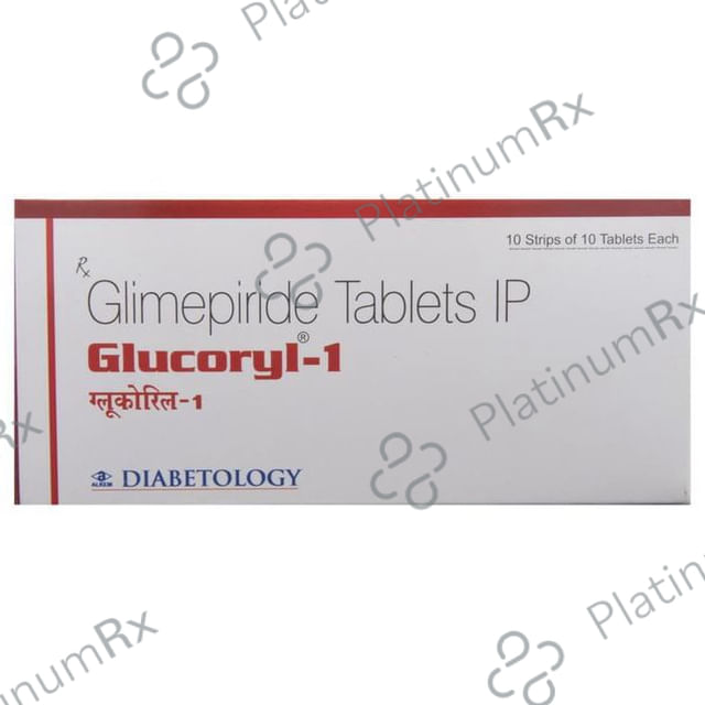 Glucoryl 1mg Tablet 10s