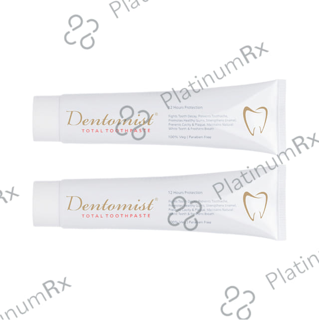 Dentomist Total Toothpaste (100gm Each) 2 Tube