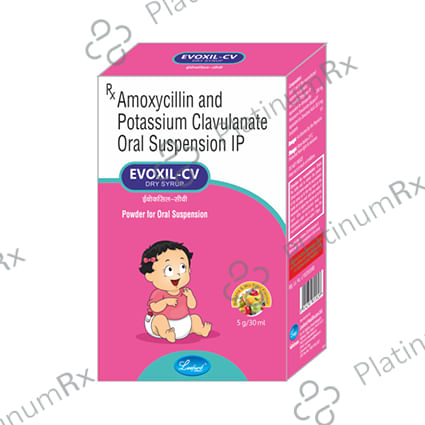 Evoxil CV 200/28.5mg Dry Syrup 30ml