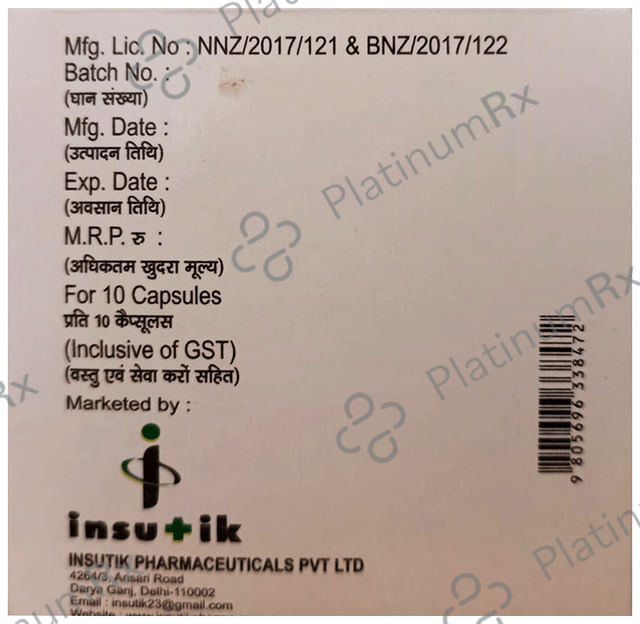 Acfoe DOX LB 100mg/5B Capsule 10s