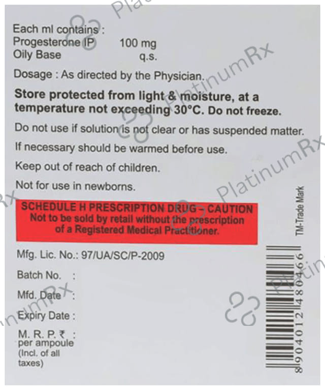 Miprogen Forte 100mg Injection