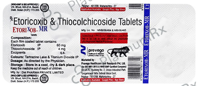 Etorixob MR 60/4mg Tablet 10s