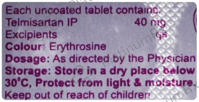 Telmifine 40mg Tablet 10s