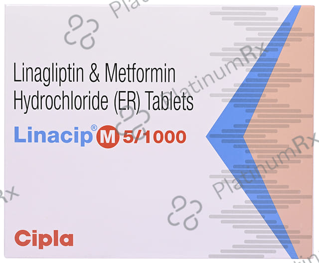 Linacip M 1000mg/5mg Tablet
