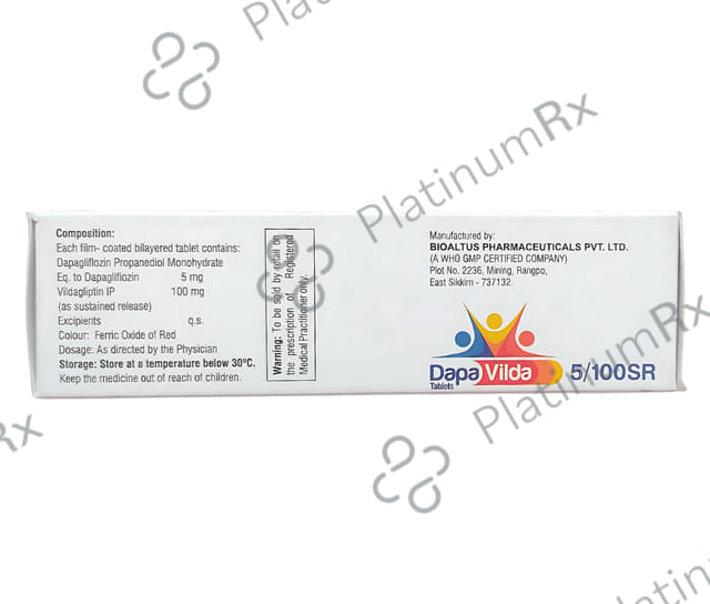 Dapa Vilda 5/100mg Tablet SR 10