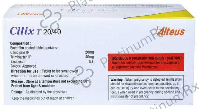 Cilix T 20mg/40mg Tablet
